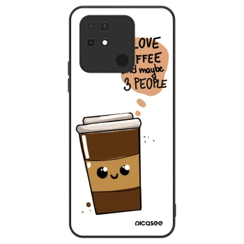 Szilikon tok erre a típusra Xiaomi Redmi 10C - Cute coffee