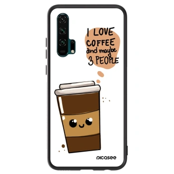 Szilikon tok erre a típusra Honor 20 Pro - Cute coffee