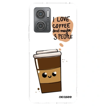 Picasee átlátszó szilikon tok az alábbi mobiltelefonokra Xiaomi Redmi 10 5G - Cute coffee