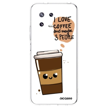 Picasee átlátszó szilikon tok az alábbi mobiltelefonokra Xiaomi 13 Pro - Cute coffee