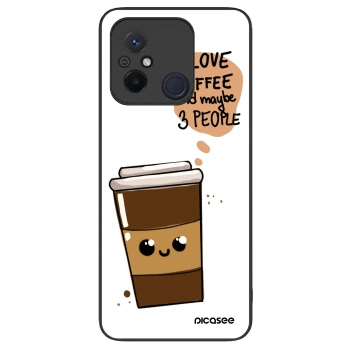 Szilikon tok erre a típusra Xiaomi Redmi 12C - Cute coffee