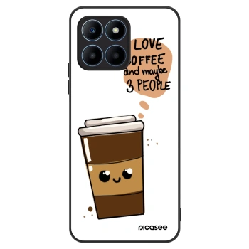 Szilikon tok erre a típusra Honor 70 Lite - Cute coffee