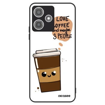 Szilikon tok erre a típusra Xiaomi Redmi 12 5G - Cute coffee
