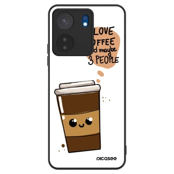Szilikon tok erre a típusra Xiaomi Redmi 13C 4G - Cute coffee