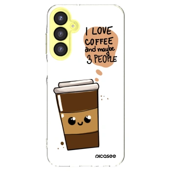 Picasee átlátszó szilikon tok az alábbi mobiltelefonokra Samsung Galaxy A25 A256B 5G - Cute coffee