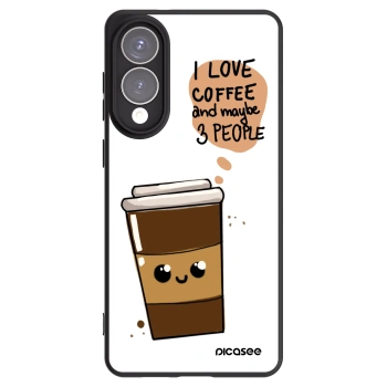 Picasee fekete szilikon tok az alábbi mobiltelefonokra Samsung Galaxy S25 Edge 5G - Cute coffee