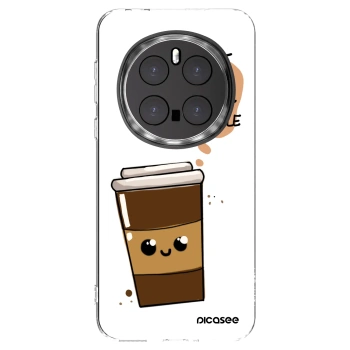 Picasee átlátszó szilikon tok az alábbi mobiltelefonokra Honor Magic7 Pro 5G - Cute coffee