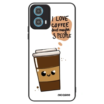 Szilikon tok erre a típusra Motorola Moto G34 5G - Cute coffee
