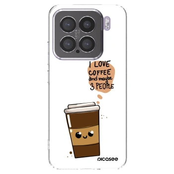 Picasee átlátszó szilikon tok az alábbi mobiltelefonokra Xiaomi 15 - Cute coffee