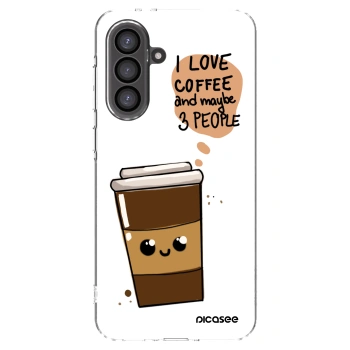 Picasee átlátszó szilikon tok az alábbi mobiltelefonokra Samsung Galaxy A36 5G - Cute coffee