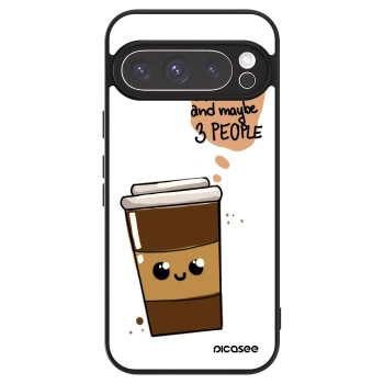 Szilikon tok erre a típusra Google Pixel 9 Pro - Cute coffee