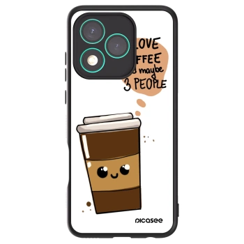 Szilikon tok erre a típusra Honor 400 Lite 5G - Cute coffee