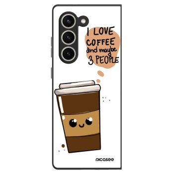 Szilikon tok erre a típusra Samsung Galaxy Z Fold5 5G - Cute coffee
