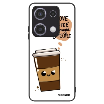 Szilikon tok erre a típusra Xiaomi Redmi Note 14S - Cute coffee