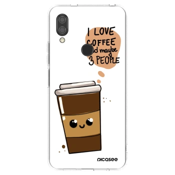 Picasee átlátszó szilikon tok az alábbi mobiltelefonokra Xiaomi Redmi 7 - Cute coffee
