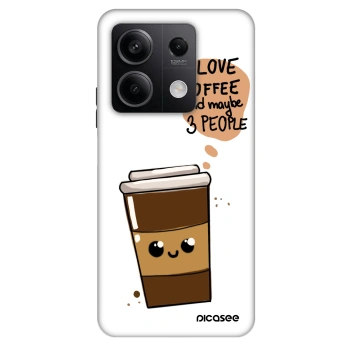 Szilikon tok erre a típusra Xiaomi Redmi Note 13 5G - Cute coffee