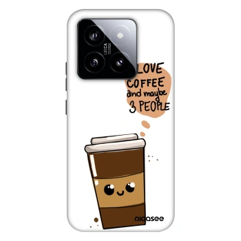 Szilikon tok erre a típusra Xiaomi 14 - Cute coffee