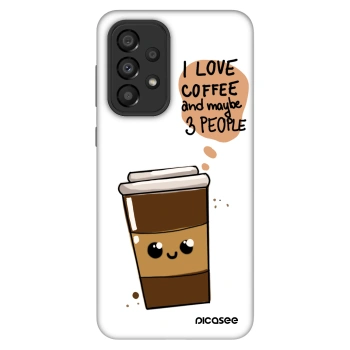 Szilikon tok erre a típusra Samsung Galaxy A33 5G A336 - Cute coffee