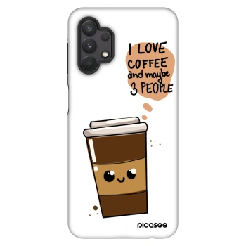 Szilikon tok erre a típusra Samsung Galaxy A32 5G A326B - Cute coffee