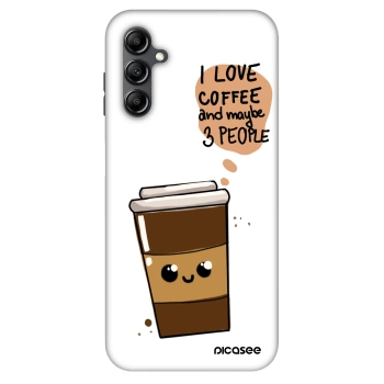 Szilikon tok erre a típusra Samsung Galaxy A14 5G A146P - Cute coffee