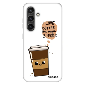 Szilikon tok erre a típusra Samsung Galaxy S24 S921B 5G - Cute coffee