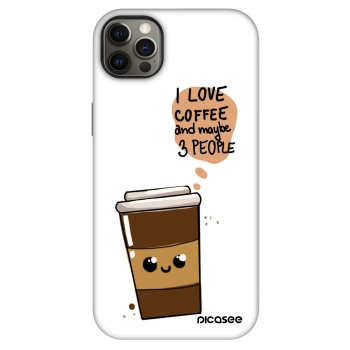 Szilikon tok erre a típusra Apple iPhone 12 Pro Max - Cute coffee
