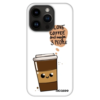 Szilikon tok erre a típusra Apple iPhone 14 Pro - Cute coffee