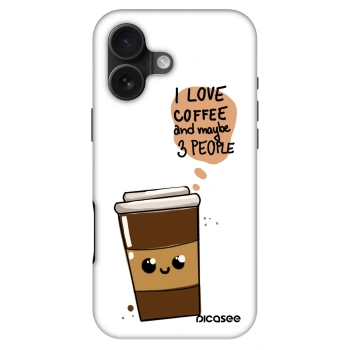 Szilikon tok erre a típusra Apple iPhone 16 - Cute coffee