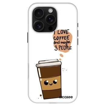 Szilikon tok erre a típusra Apple iPhone 16 Pro - Cute coffee