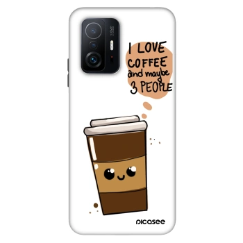 Szilikon tok erre a típusra Xiaomi 11T - Cute coffee