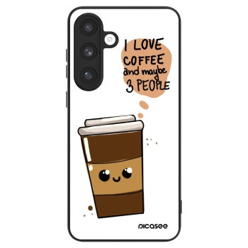 Szilikon tok erre a típusra Samsung Galaxy S25 FE 5G - Cute coffee
