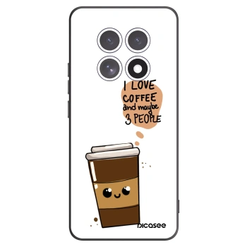 Picasee fekete szilikon tok az alábbi mobiltelefonokra Xiaomi Redmi Note 15 - Cute coffee