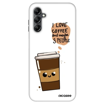 Szilikon tok erre a típusra Samsung Galaxy A16 4G - Cute coffee