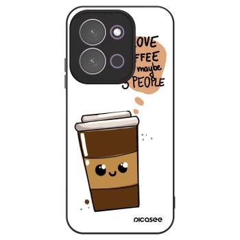 Szilikon tok erre a típusra Xiaomi Redmi 15C 5G - Cute coffee