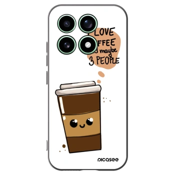 Picasee fekete szilikon tok az alábbi mobiltelefonokra Xiaomi 17 - Cute coffee