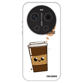 Szilikon tok erre a típusra Xiaomi 17 Ultra - Cute coffee