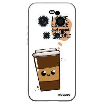 Picasee fekete szilikon tok az alábbi mobiltelefonokra Xiaomi 17 Ultra - Cute coffee