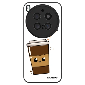 Szilikon tok erre a típusra Vivo X300 Pro - Cute coffee