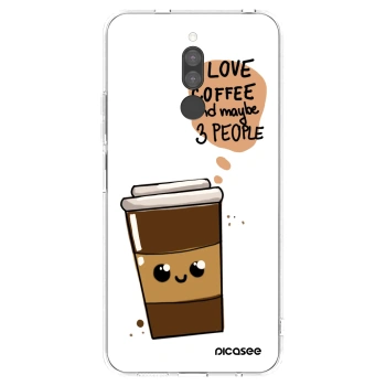 Picasee átlátszó szilikon tok az alábbi mobiltelefonokra Xiaomi Redmi 8 - Cute coffee