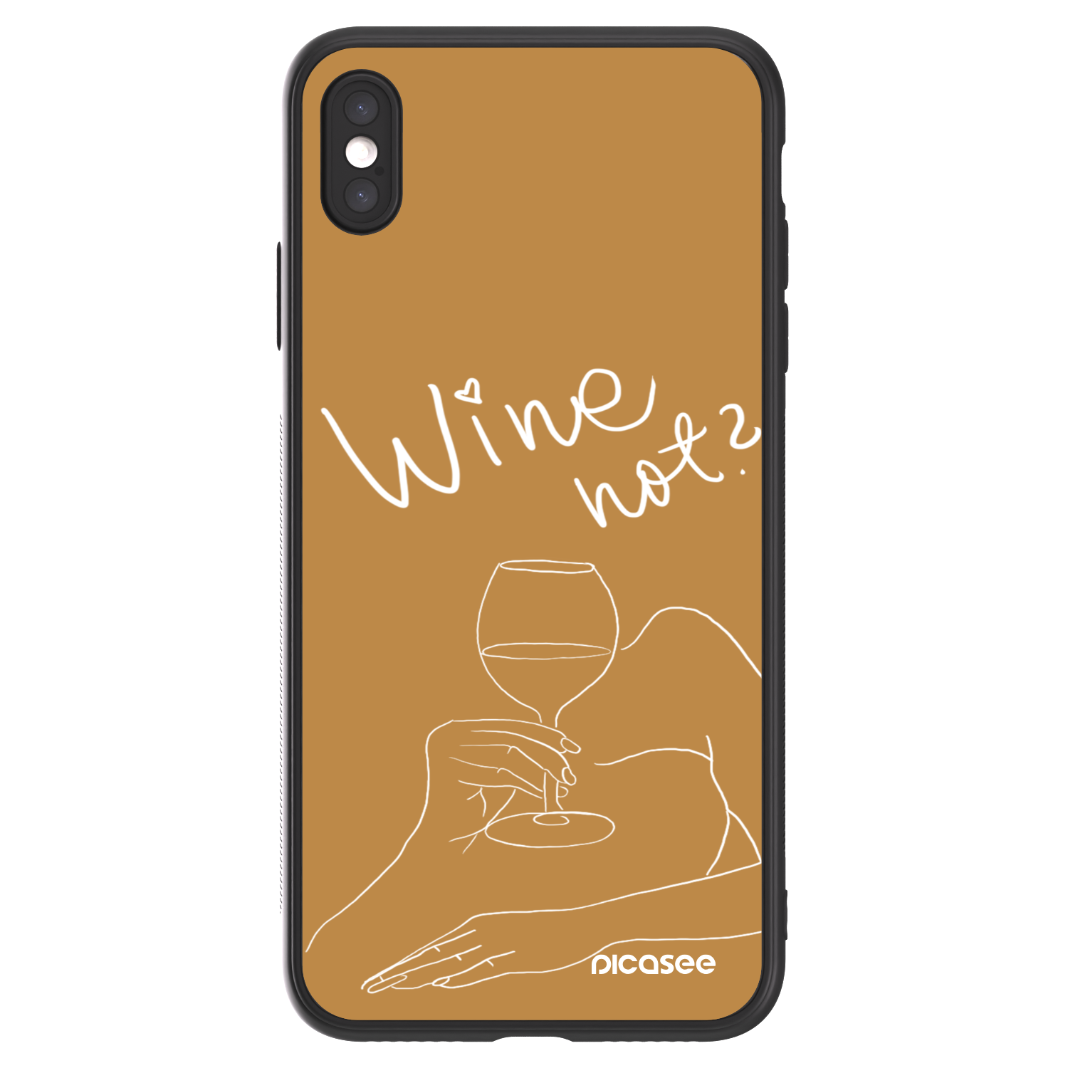 Picasee ULTIMATE CASE Apple iPhone XS Max - készülékre - Wine not