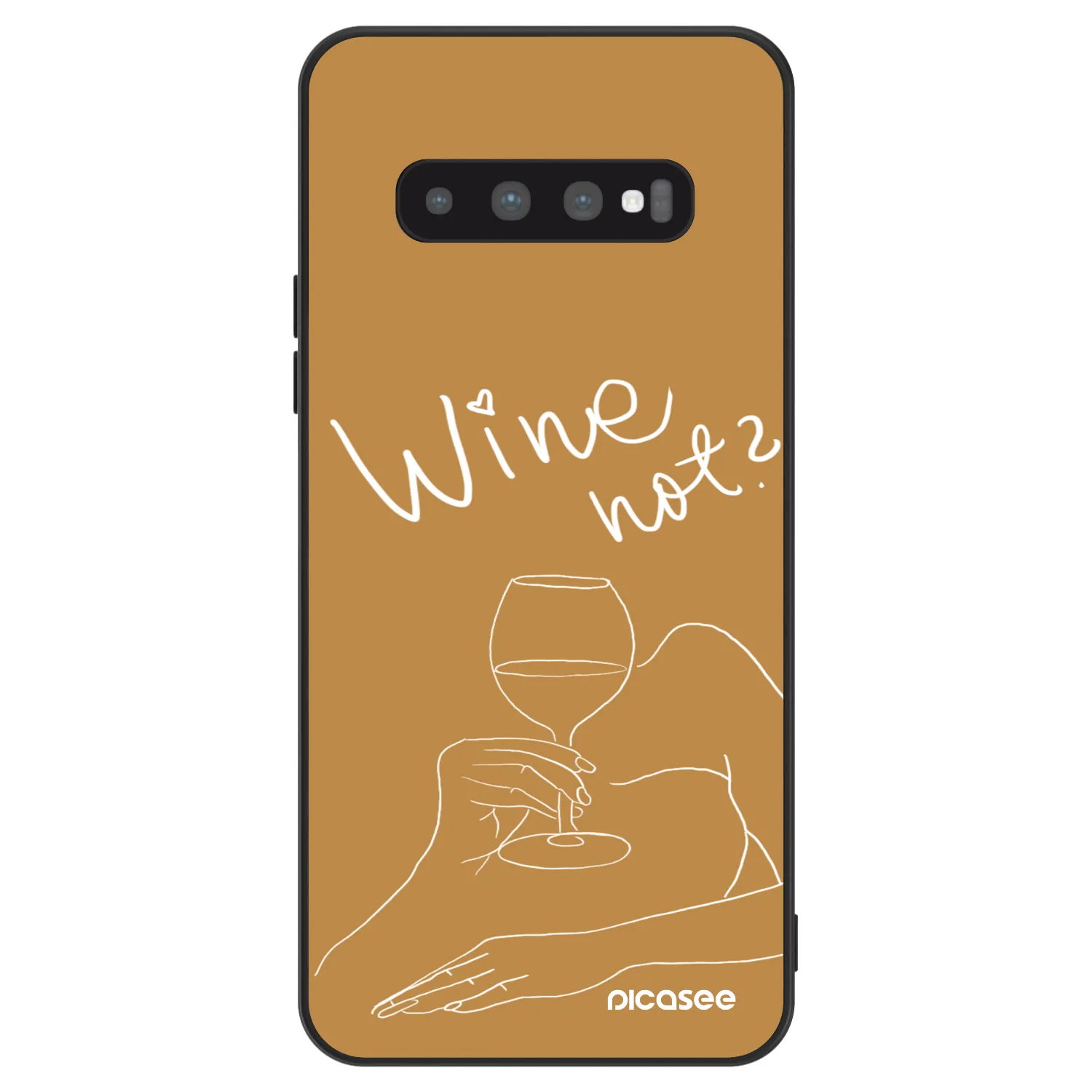 Picasee ULTIMATE CASE Samsung Galaxy S10 G973 - készülékre - Wine not