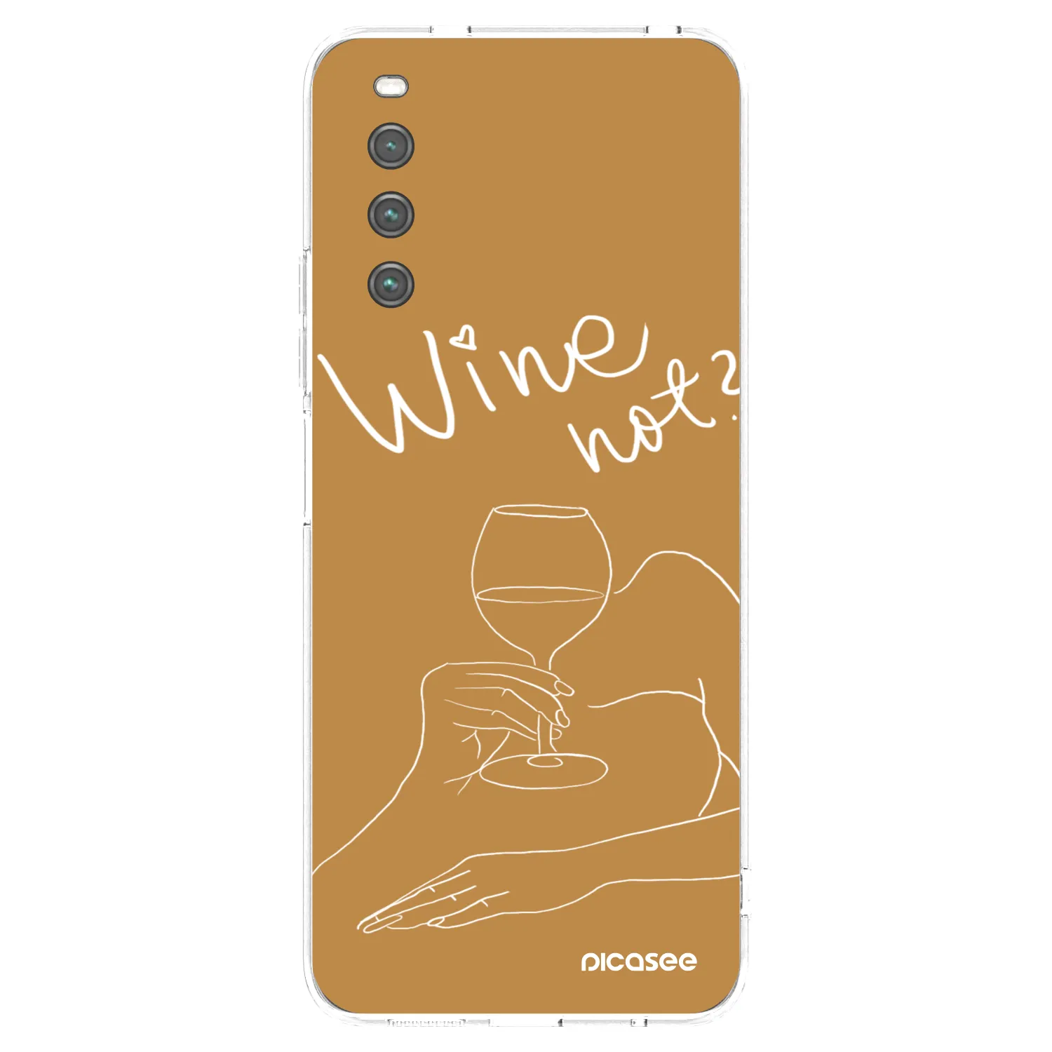 Picasee átlátszó szilikon tok az alábbi mobiltelefonokra Sony Xperia 10 IV 5G - Wine not