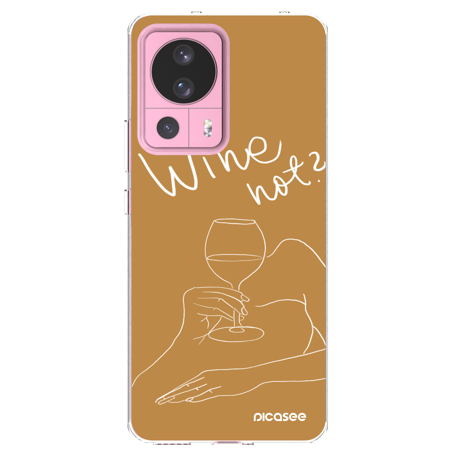Picasee átlátszó szilikon tok az alábbi mobiltelefonokra Xiaomi 13 Lite - Wine not
