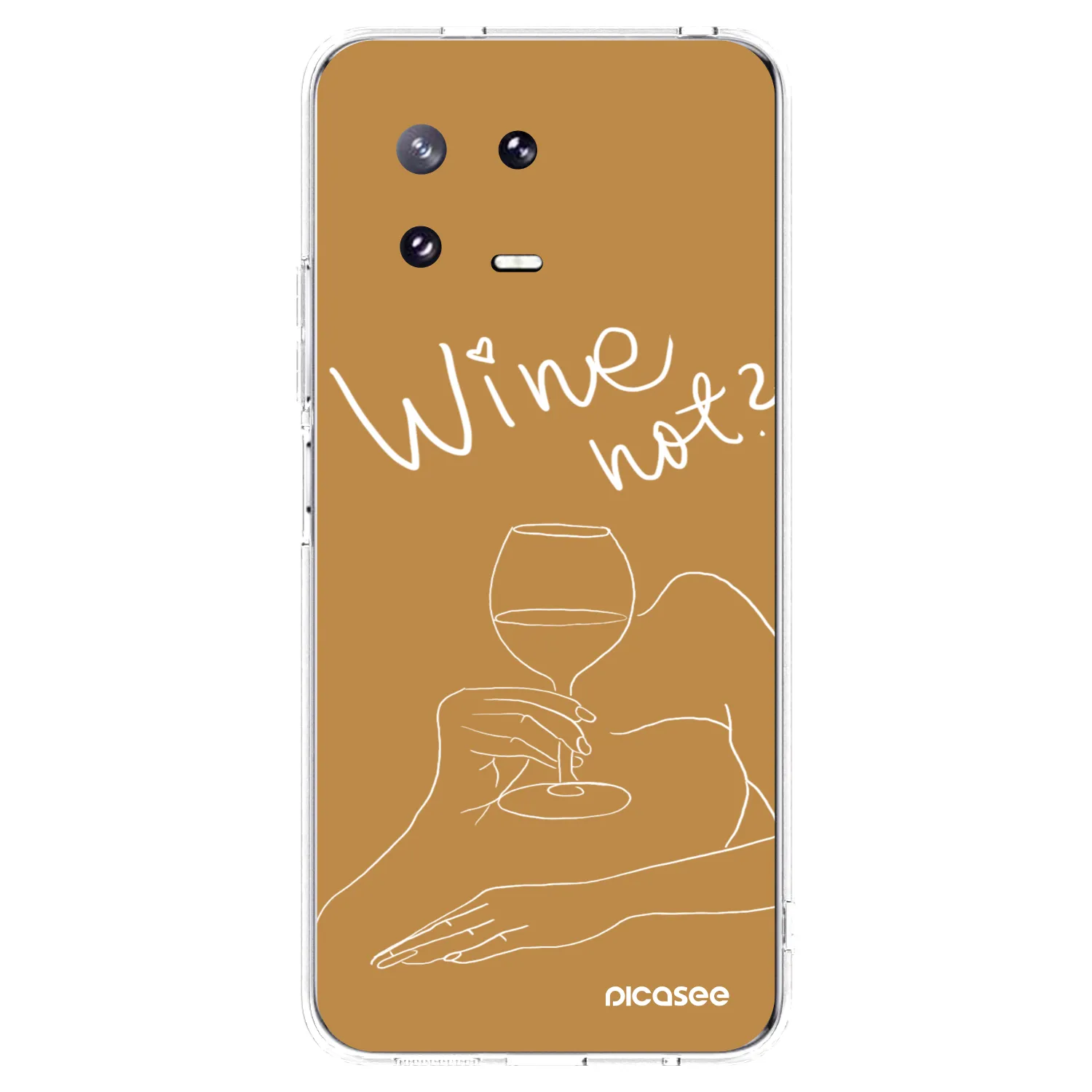 Picasee átlátszó szilikon tok az alábbi mobiltelefonokra Xiaomi 13 Pro - Wine not