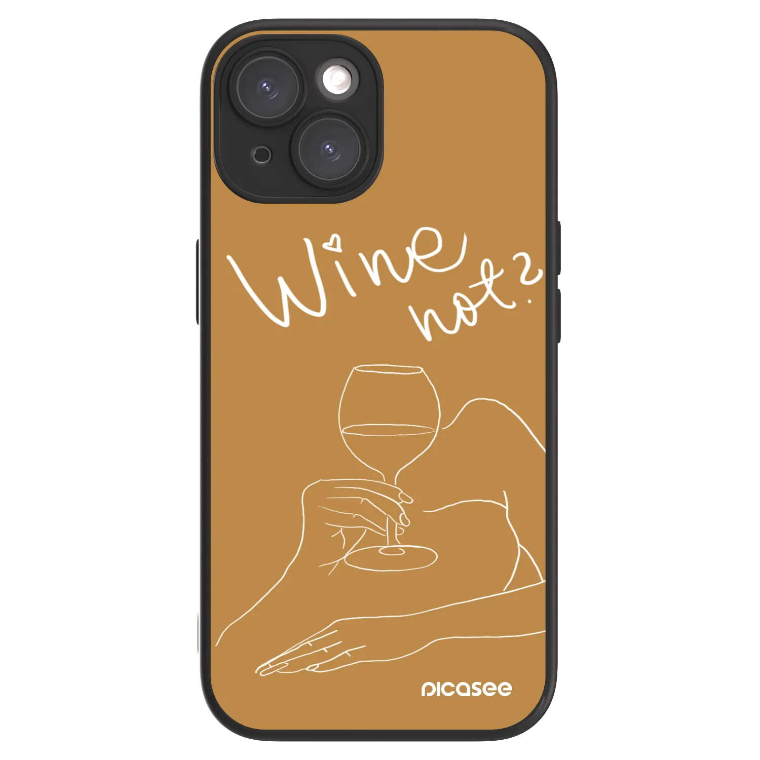 Picasee ULTIMATE CASE MagSafe Apple iPhone 15 - készülékre - Wine not