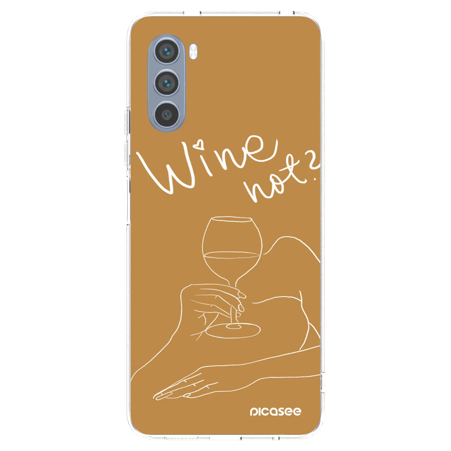 Picasee átlátszó szilikon tok az alábbi mobiltelefonokra Motorola Moto G62 - Wine not