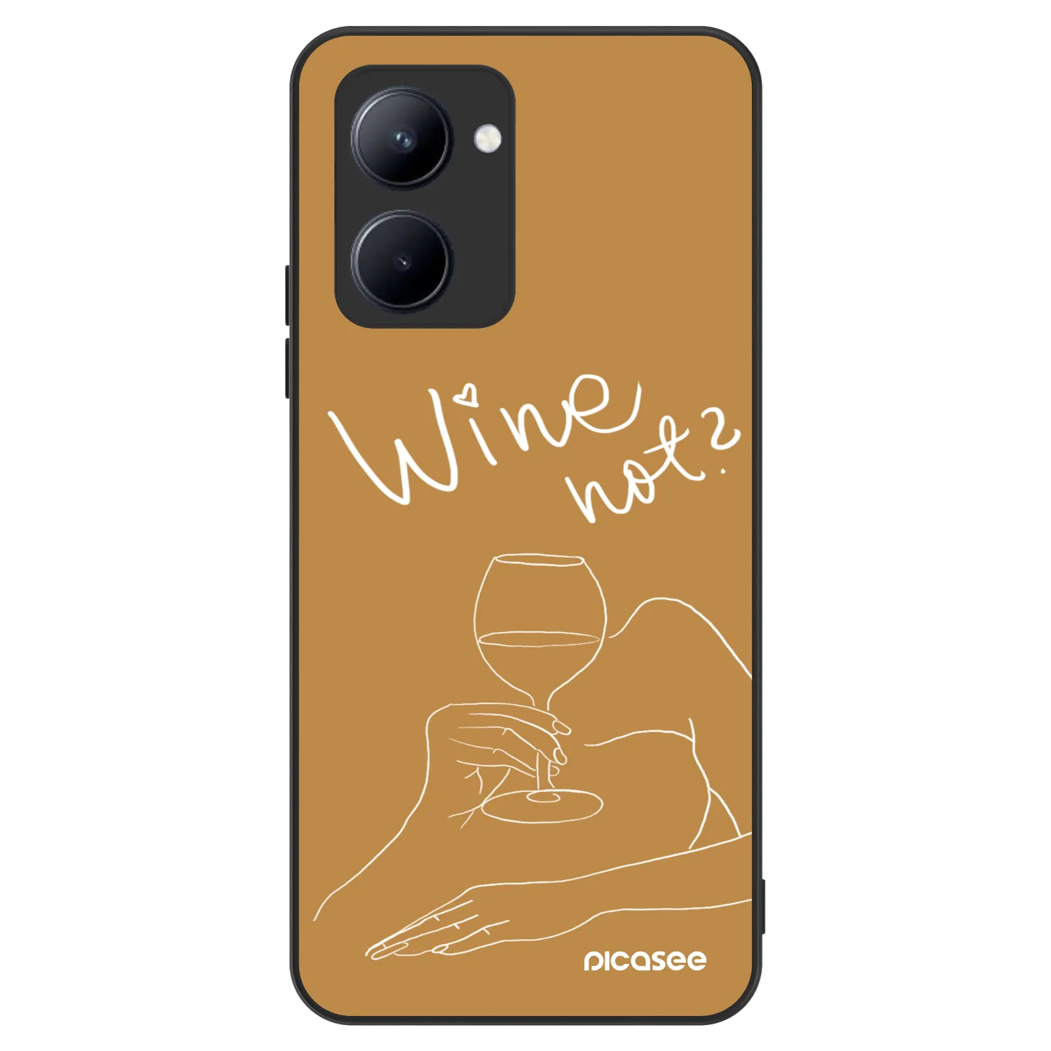 Picasee ULTIMATE CASE Realme C33 (2023) - készülékre - Wine not