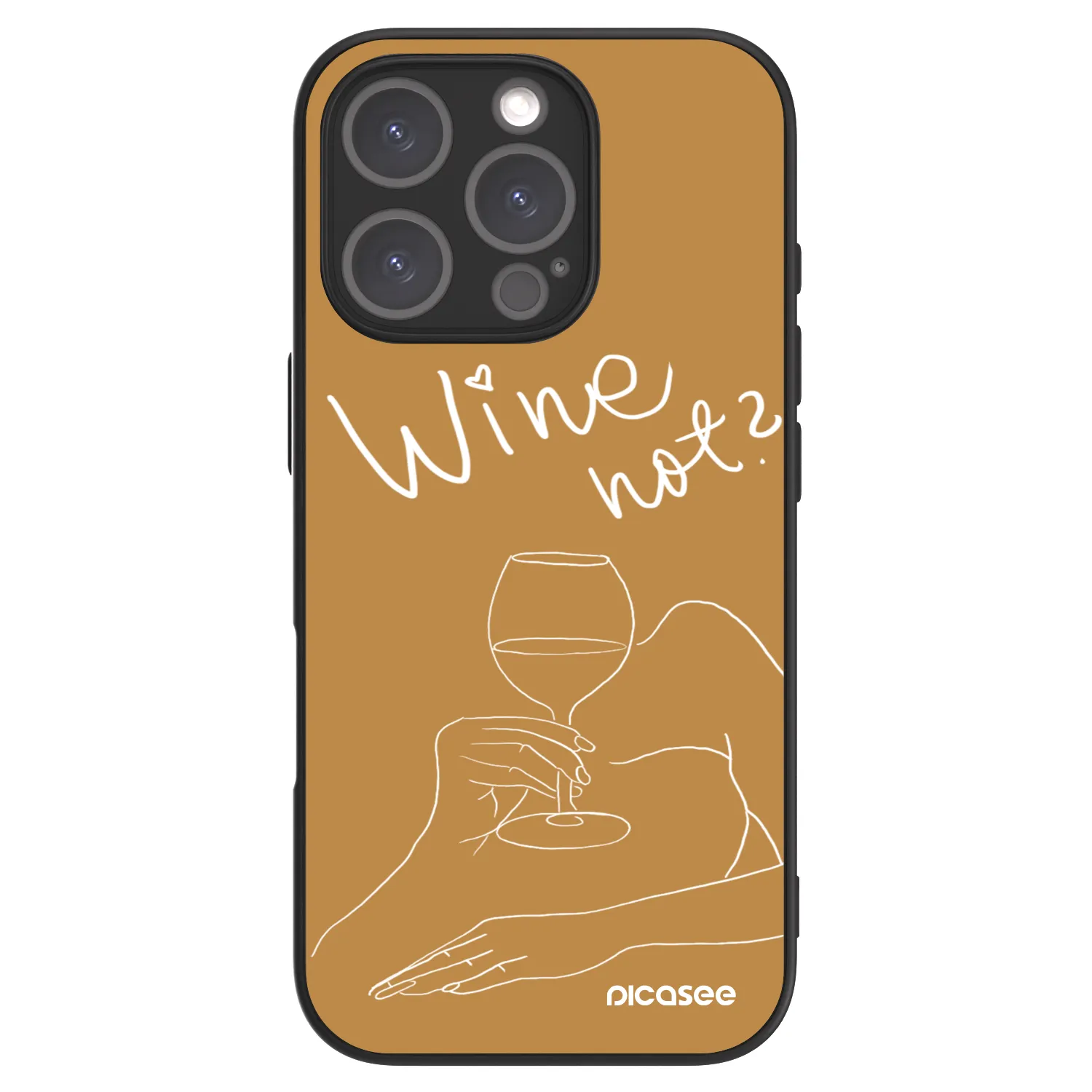 Picasee ULTIMATE CASE MagSafe Apple iPhone 16 Pro - készülékre - Wine not