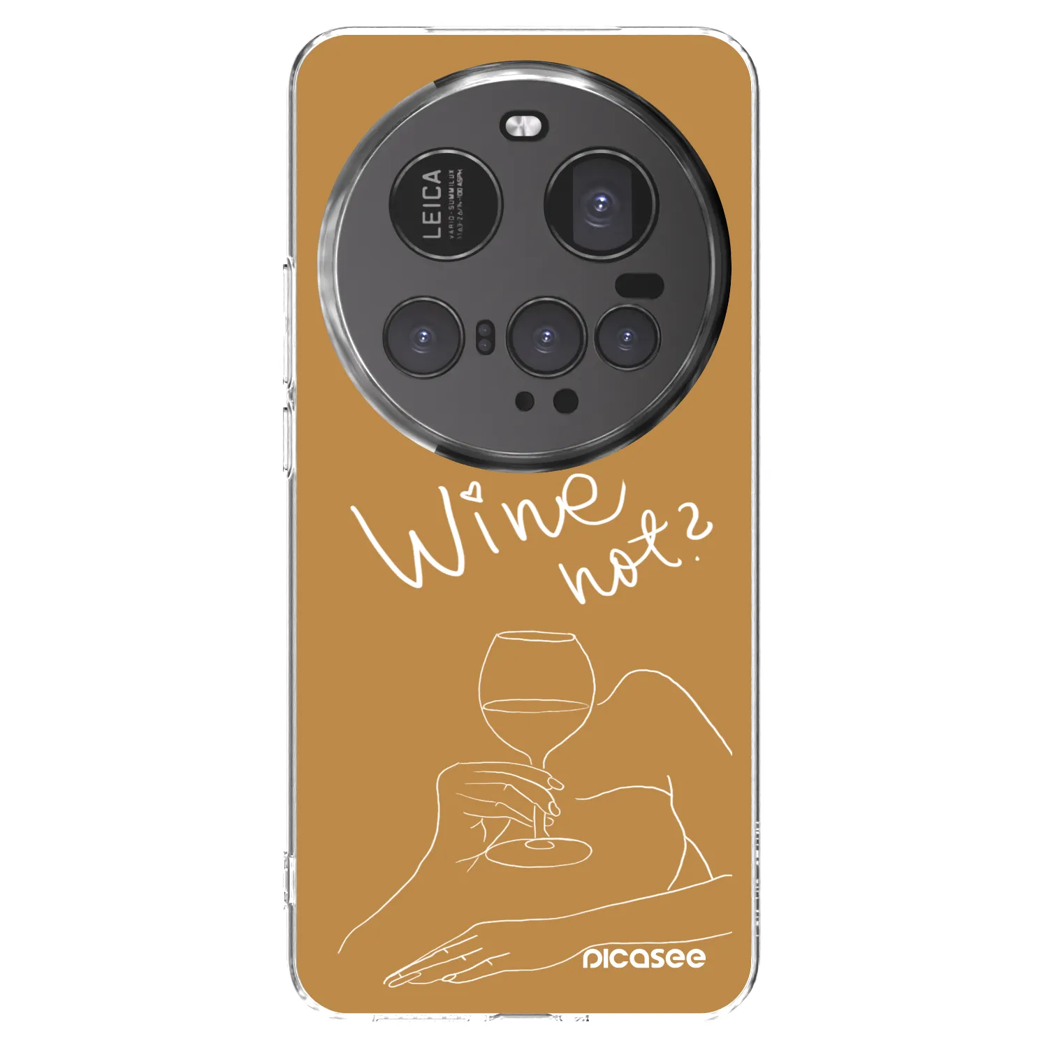 Picasee átlátszó szilikon tok az alábbi mobiltelefonokra Xiaomi 15 Ultra - Wine not