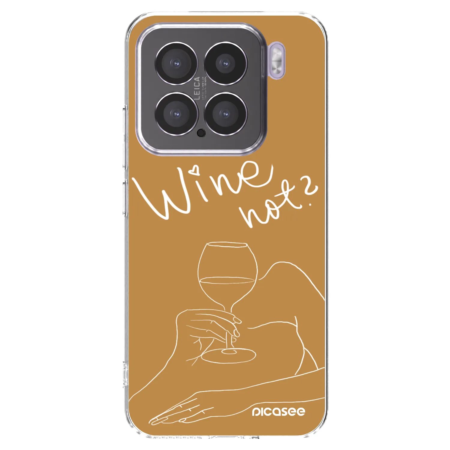 Picasee átlátszó szilikon tok az alábbi mobiltelefonokra Xiaomi 15 - Wine not